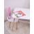 HANAH HOME Dečiji sto i stolica Bunny One Chair Set Pink White