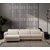 Atelier del Sofa Ugaona garnitura Lily 97x73x290cm Krem