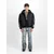 ALPHA INDUSTRIES Zimska jakna rdeča/črna/bela