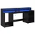 Stol s ladicama Crni hrast 200 x 55 x 91 cm Konstruirano drvo