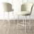 Hanah Home Set barskih stolica Fora, 6 komada, Krem-beli