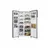 Heinner Side By Side frižider HSBS H439NFXWDE++, 439l, NoFrost, 90x177cm, Inverter, Inox