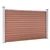 Vidaxl Vrtna ograja WPC 526x106 cm rjava