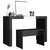 Toaletni stolac crni 70 x 35 x 45 cm od konstruiranog drva