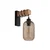Brilagi - Zidna lampa WOOD GLASS 1xE27/60W/230V borovina/crna/zadimljeno braon