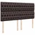 Vidaxl Box spring postelja z vzmetnico temno rjava 180x200 cm blago