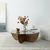 HANAH HOME sto Lily Wood Walnut ( 552NOS1474 )