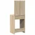 Toaletni stol Sonoma hrast 50 x 41 x 135 cm Konstruirano drvo
