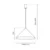 Luster na sajli CAPITAL 1xGX53/15W/230V prečnik 46 cm zlatna