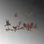 Wallity Zidna dekoracija Rusty Birds 2, 4 veličine, Braon
