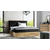 Boxspring postelja Wood 7 - 160x200 cm - hrast lancelot