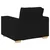 Sofa fotelja crna 100x78x84 cm tkanina