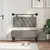 vidaXL Visoki naslon za glavo Taupe 100 x 55 x 7 cm blago