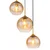 Globo 15788-3H - Viseći luster na sajli JAMESSA 3xE27/60W/230V mesing