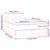 Vidaxl Box spring postelja z vzmetnico LED tem. rjava 120x190 cm blago