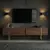 HANAH HOME TV Polica Onera Milano Walnut Gold