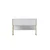 Aberto Design Komoda Luxe 120x80x30cm Zlatno-Bela