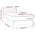 Vidaxl Box spring postelja z vzmetnico črna 100x200 cm blago