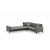 ATELIER DEL SOFA Ugaona garnitura Kristal 3+Corner+2 Dark Grey