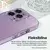 Torbica Sparkle Dust za iPhone 15 6.1 transparent