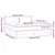 Vidaxl Box spring postelja z vzmetnico krem 180x200 cm blago