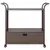 Barska kolica s ladicom smeđa 100 x 45 x 97 cm od poliratana