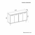 HANAH HOME Komoda Venedik Sapphire Oak White
