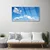 tulup.si Slika na steklu Sky oblaki landscape 100x50 cm 4 obešalnika