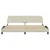 Okvir za krevet Dover krem 200x200 cm od tkanine