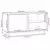 TV ormarić Crna 80 x 35 x 40,5 cm od masivne borovine