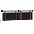 Vidaxl Viseče vzglavje postelje Vinorodna rdeča Antikni PU