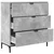 Kreveta Betonski sivi 79,5 x 33 x 82 cm Konstruirano drvo