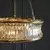Endon 106811 - Luster na lancu 6xE14/6W/230V zlatni
