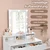 Songmics Toaletna mizica 40x80x145 cm bela