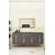 Hanah Home komoda Rany 180, 180 cm, antracit / srebrna