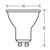 LED sijalica VALUE PAR16 GU10/6,9W/230V 2700K 36° crna - Ledvance
