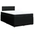 Vidaxl Box spring postelja z vzmetnico črna 120x190 cm blago