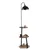 Aberto Design Podna lampa Sorti Retro, 40 cm Base, E27, Crna