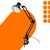 Stona lampa sa stezaljkom 1xE27/60W/230V crna
