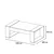 Wallity Klub sto Venüs 102x37,6x60?cm Orah