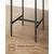 Songmics Set barske mize 60x60x90 cm črna