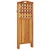 vidaXL Paravan 3-delni 121,5x2x115 cm trden akacijev les