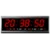 HoTai LED zidni sat, 23x68cm, Crni