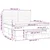 Vidaxl Box spring postelja z vzmetnico temno siva 160x200 cm blago