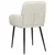 Trpezarijske stolice 2 pcs Baršun Krem 57 x 50 x 85 cm
