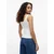 Tommy Jeans Top rdeča/bela