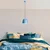 Opviq Luster Yozgat, 24-114cm, O23 cm, Plavi