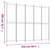 vidaXL Paravan 5-delni rjav 250x200 cm blago