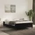 shumee Box spring posteljni z vzmetnico črn 140x190 cm žamet
