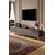 Hanah Home TV komoda Ilay, 180 cm, antracit / zlatna